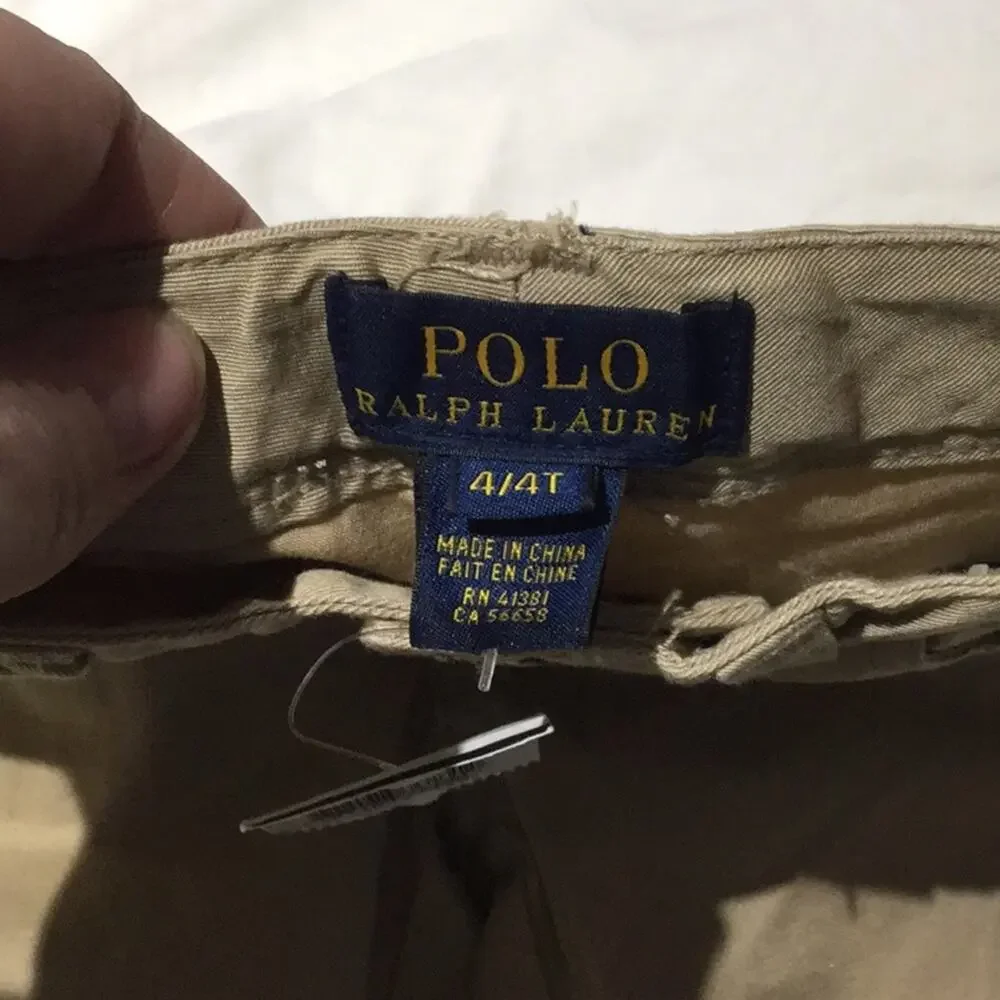 Ralph Lauren tan 4t pants NWT